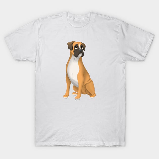 Boxer Dog T-Shirt by millersye